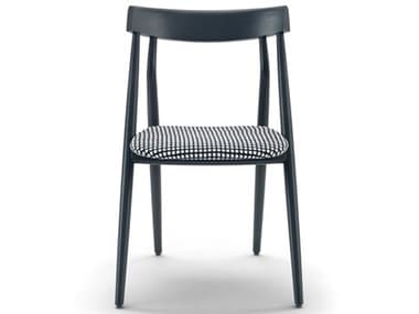 Arflex Lizzy Ash Wood Natural Upholstered Armless Dining Chair ARF5023