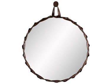 Arteriors Home Powell  Tobacco Round Wall Mirror ARH4711