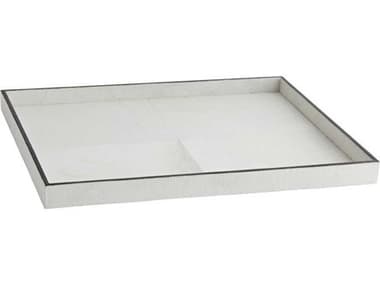 Arteriors Home Caspian White Cowhide Serving Tray ARH4716