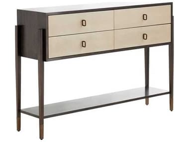 Arteriors Home Nora Rectangular Wood Brindle Console Table ARH5701