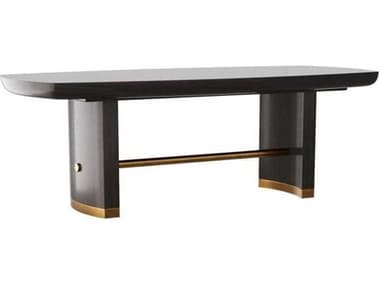 Arteriors Home Pembroke Rectangular Wood Ebony Dining Table ARH5760