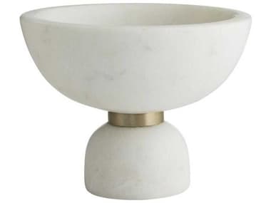 Arteriors Home Tate White Marble Centerpiece ARH9631