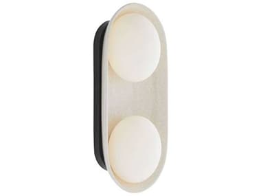 Arteriors Home Glaze 2-Light Blackened Steel Wall Sconce ARHDA49006