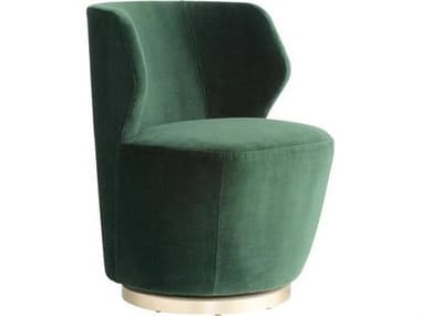 Arteriors Home Poppy Swivel Green Accent Chair ARHFRU11