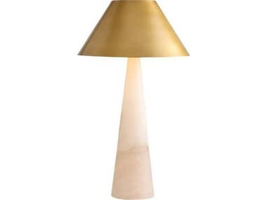 Arteriors Home Chanell White Antique Brass Gold Buffet Lamp ARHPTC55