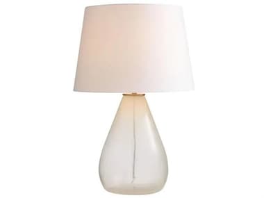 Arteriors Home Tiber Clear Antique Brass White Gold Table Lamp ARHPTI25326