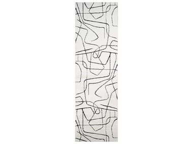 Amer Rugs Monotone Abstract Runner Area Rug ARMNT10RUN