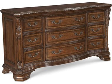 A.R.T. Furniture Old World 20" Wide 9-Drawers Cherry Wood Dresser AT1431312606