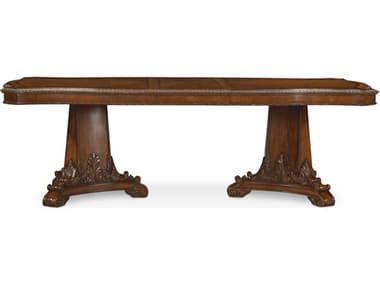 A.R.T. Furniture Old World Medium Cherry Pomegranate 46L x 76-112 Wide Rectangular Dining Table AT1432212606