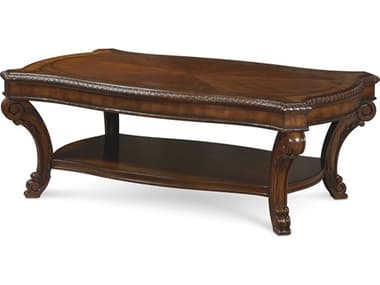A.R.T. Furniture Old World 31&quot; Rectangular Wood Cherry Pomegranate Cocktail Table AT1433002606