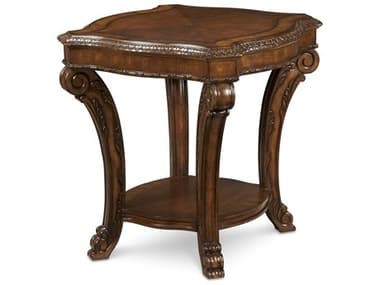 A.R.T. Furniture Old World 28" Rectangular Wood Cherry Pomegranate End Table AT1433042606