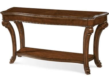 A.R.T. Furniture Old World 60" Rectangular Wood Cherry Pomegranate Console Table AT1433072606