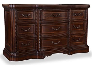 A.R.T. Furniture Valencia 23&quot; Wide 9-Drawers Brown Oak Wood Dresser AT2091302304