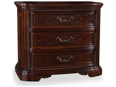 A.R.T. Furniture Valencia 19" Wide 3-Drawers Brown Oak Wood Nightstand AT2091402304