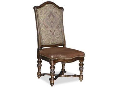 A.R.T. Furniture Valencia Brown Fabric Upholstered Side Dining Chair AT2092042304