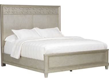 A.R.T. Furniture Morrissey Bezel Gray Wood Queen Panel Bed AT2181552727