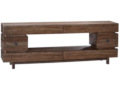 A.R.T. Furniture Epicenters Williamsburg 80&quot; Rectangular Wood Reclaimed Pallet Console Table AT2234232302