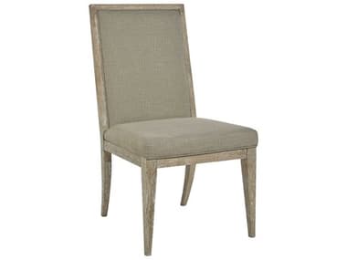 A.R.T. Furniture Tamarac Rubberwood Beige Fabric Upholstered Side Dining Chair AT2672062352