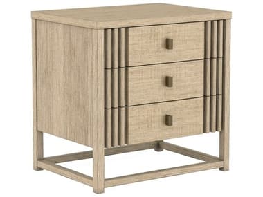 A.R.T. Furniture North Side 28" Wide 3-Drawers Brown Ash Wood Nightstand AT2691402556