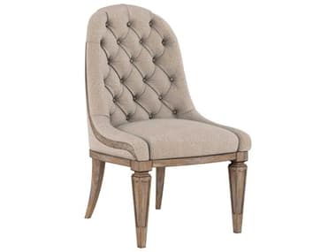 A.R.T. Furniture Architrave Rubberwood Beige Fabric Upholstered Side Dining Chair AT2772062608