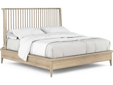 A.R.T. Furniture Frame Beige Ash Wood Queen Platform Bed AT2781352335