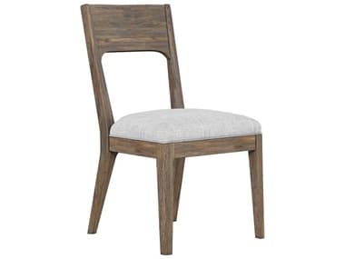 A.R.T. Furniture Stockyard Ash Wood Brown Fabric Upholstered Side Dining Chair AT2842042303