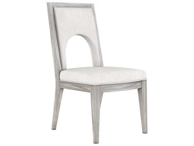 A.R.T. Furniture Vault Rubberwood Gray Fabric Upholstered Side Dining Chair AT2852062354