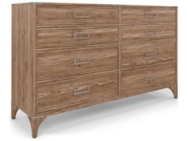 A.R.T. Furniture Passage 70" Wide Brown Ash Wood Double Dresser AT2871302302