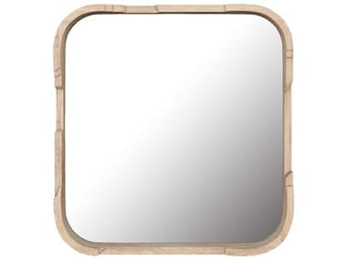 A.R.T. Furniture Post 42'' Rectangular Cracked Almond Wall Mirror AT2881232355