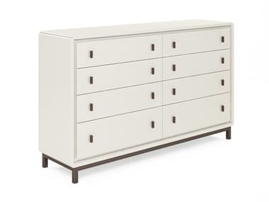 A.R.T. Furniture Blanc 68" Wide 8-Drawers White Poplar Wood Double Dresser AT2891311040