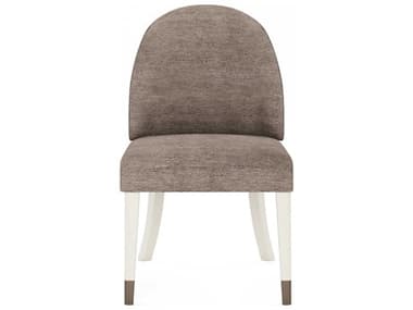 A.R.T. Furniture Blanc Rubberwood Brown Fabric Upholstered Side Dining Chair AT2892041017