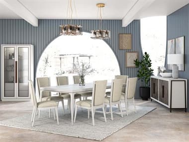 A.R.T. Furniture Blanc Poplar Wood Dining Room Set AT2892201040SET