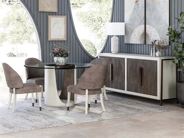 A.R.T. Furniture Blanc Poplar Wood Dining Room Set AT2892251040SET