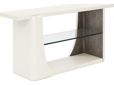 A.R.T. Furniture Blanc 60" Rectangular Wood Alabaster Console Table AT2893071040