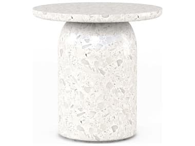 A.R.T. Furniture Cotiere Terrazzo 24" Round Stone End Table AT2993830021