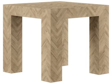A.R.T. Furniture Garrison 26" Square Wood Washed Oak End Table AT3223041302
