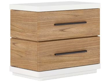 A.R.T. Furniture Portico 32" Wide 2-Drawers Brown Parrawood Nightstand AT3231403351
