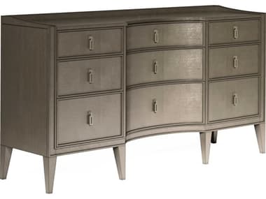 A.R.T. Furniture Cove 70" Wide 9-Drawers Silver Rubberwood Triple Dresser AT3491302743