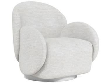 A.R.T. Furniture Rothko 32" Swivel White Fabric Accent Chair AT5295165517