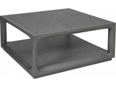 Artistica Appellation 42" Square Wood Gray Cocktail Table ATS012200947