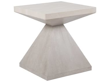 Artistica Mar Monte 23" Square Marble White Oak End Table ATS012300957