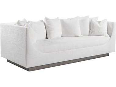 Artistica Upholstery Claudette 94" Driftwood White Fabric Upholstered Sofa ATS01241333140