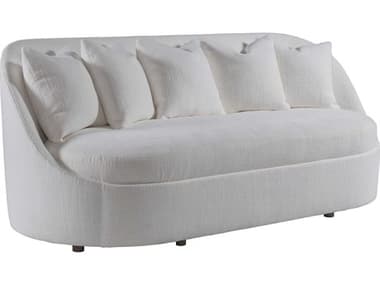 Artistica Upholstery Genevieve 87" White Fabric Upholstered Sofa ATS01241533140