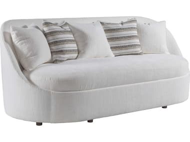 Artistica Upholstery Genevieve 87" White Fabric Upholstered Sofa ATS01241533141