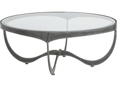 Artistica Metal Designs Sophie 42" Round Glass Cocktail Table ATS223294344