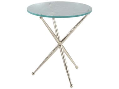 Artistica Signature Designs Round Glass Marcus End Table ATS2365953