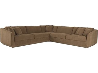 Artistica Upholstery Veronica Brown Upholstered Sectional Sofa ATS241150S41