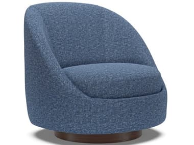 Artistica Upholstery Genevieve Swivel Blue Accent Chair ATS241511SW45