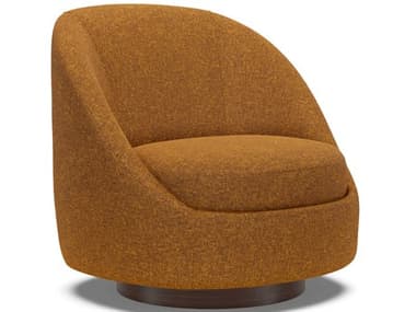 Artistica Upholstery Genevieve Swivel Brown Accent Chair ATS241511SW46