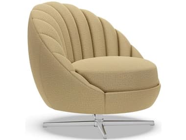Artistica Upholstery Lucille Swivel Beige Accent Chair ATS263411PSW42